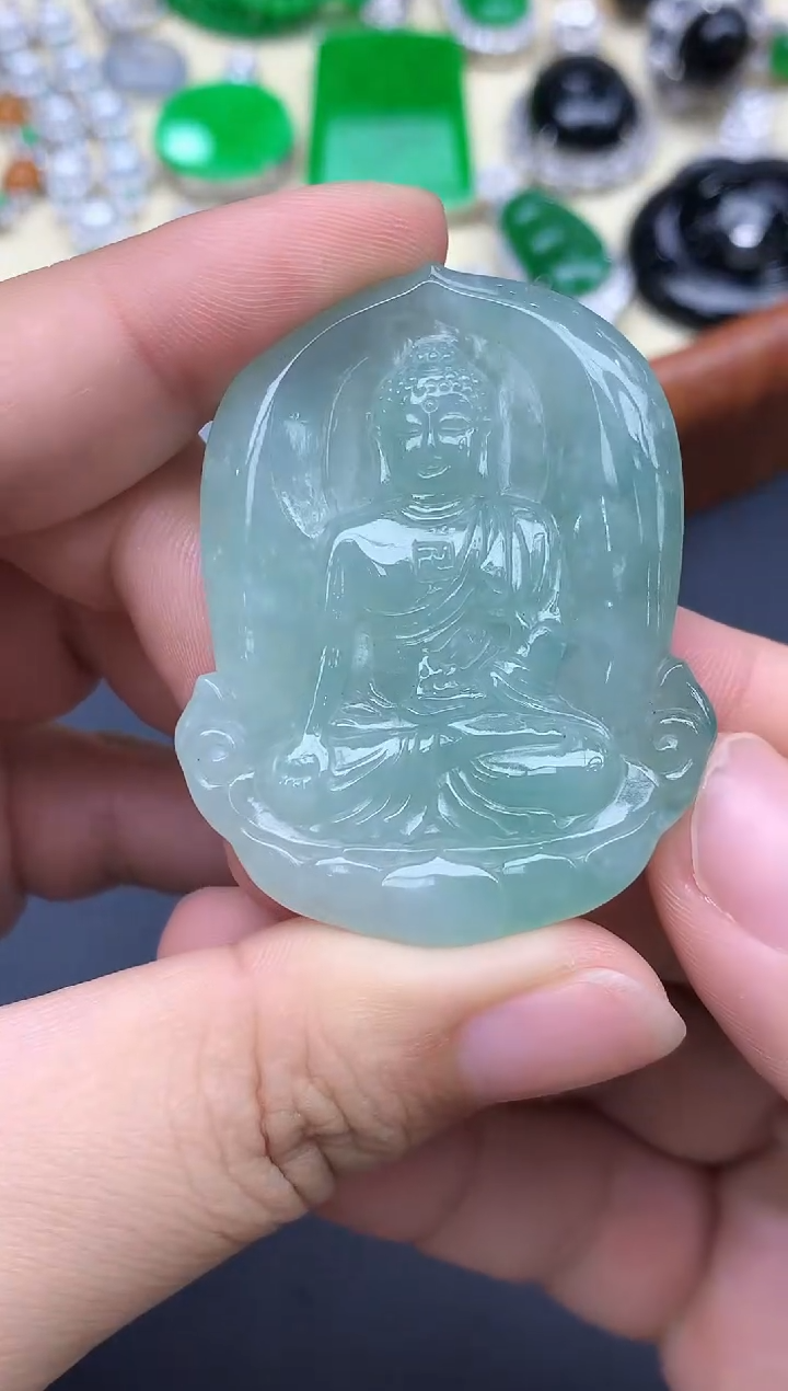 颈饰未镶嵌翡翠205-中国好珍宝