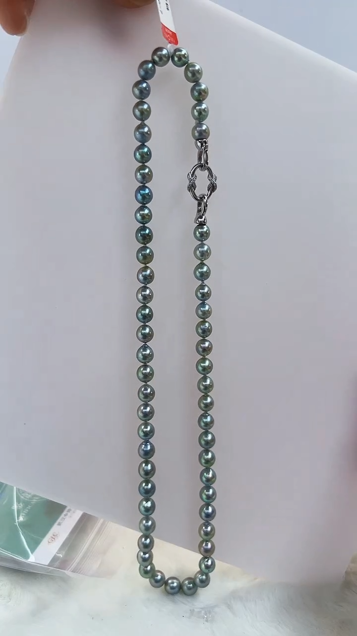 【闪购商品】银S925镶嵌海水珍珠DA项链6@@v1388