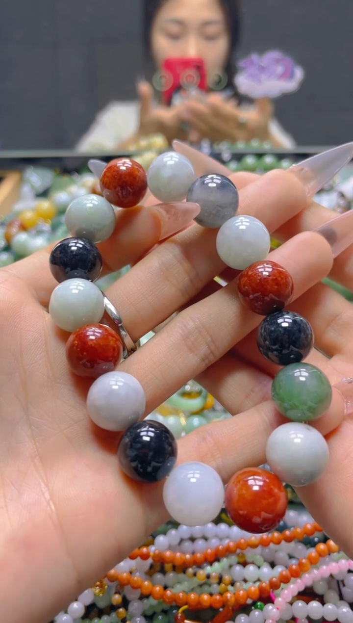 颈饰未镶嵌翡翠13MM