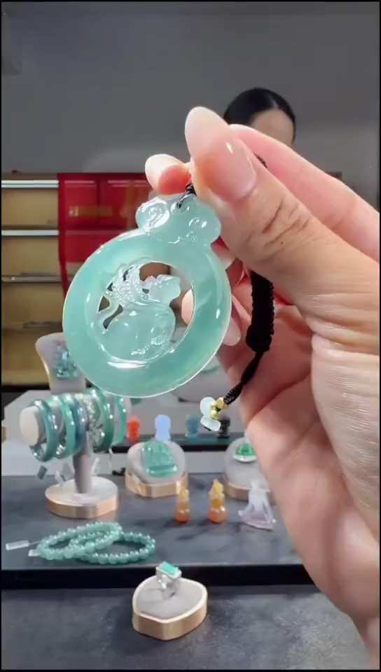 吊坠(不含链)未镶嵌翡翠兔子