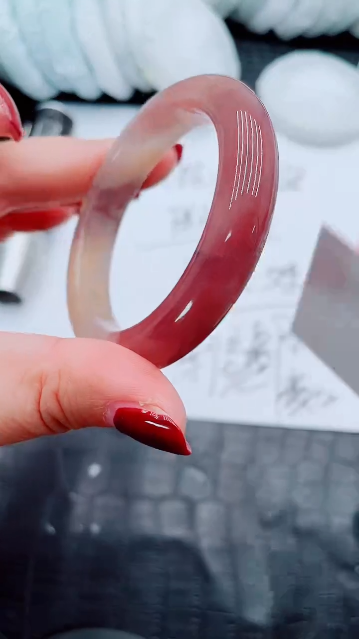 【闪购商品】石英质玉手镯未镶嵌S31-52/53