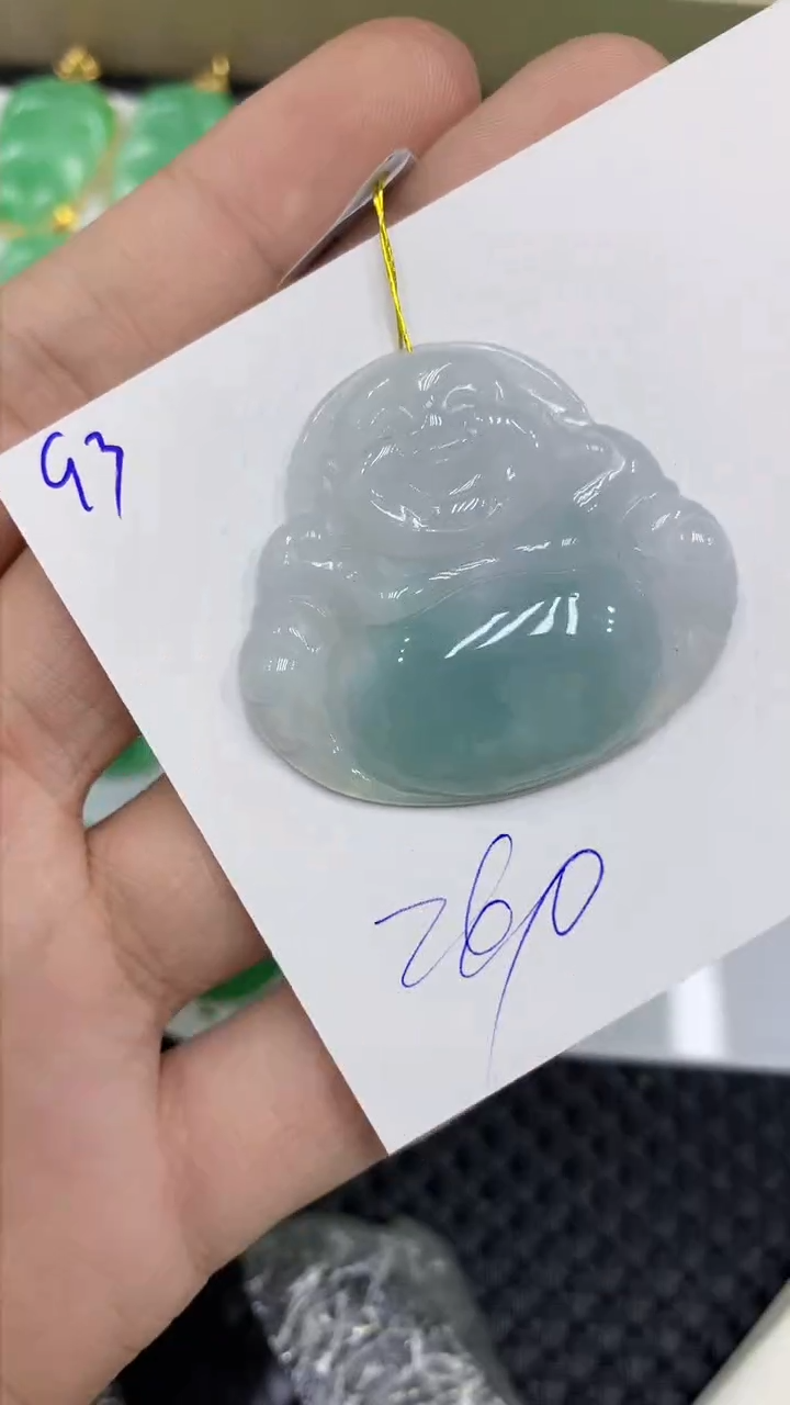 颈饰未镶嵌翡翠冷*缅甸A货翡翠