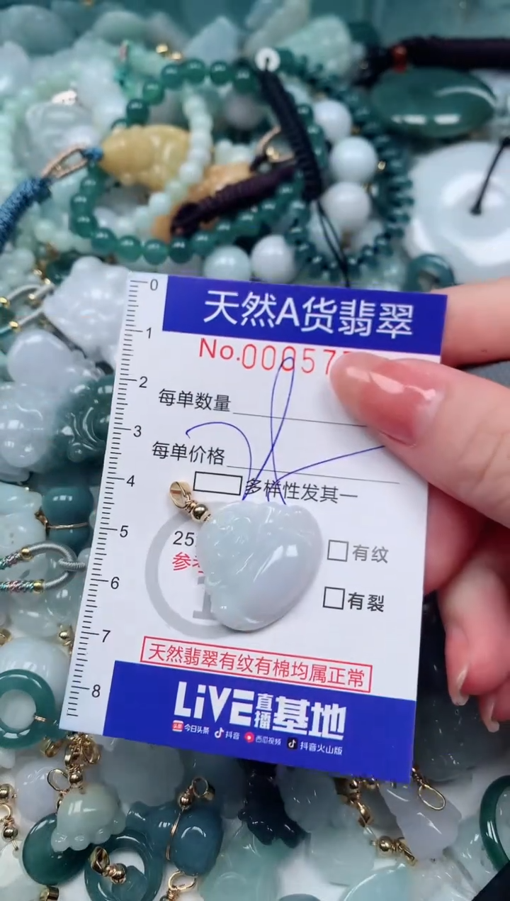 【闪购商品】翡翠颈饰未镶嵌00005771