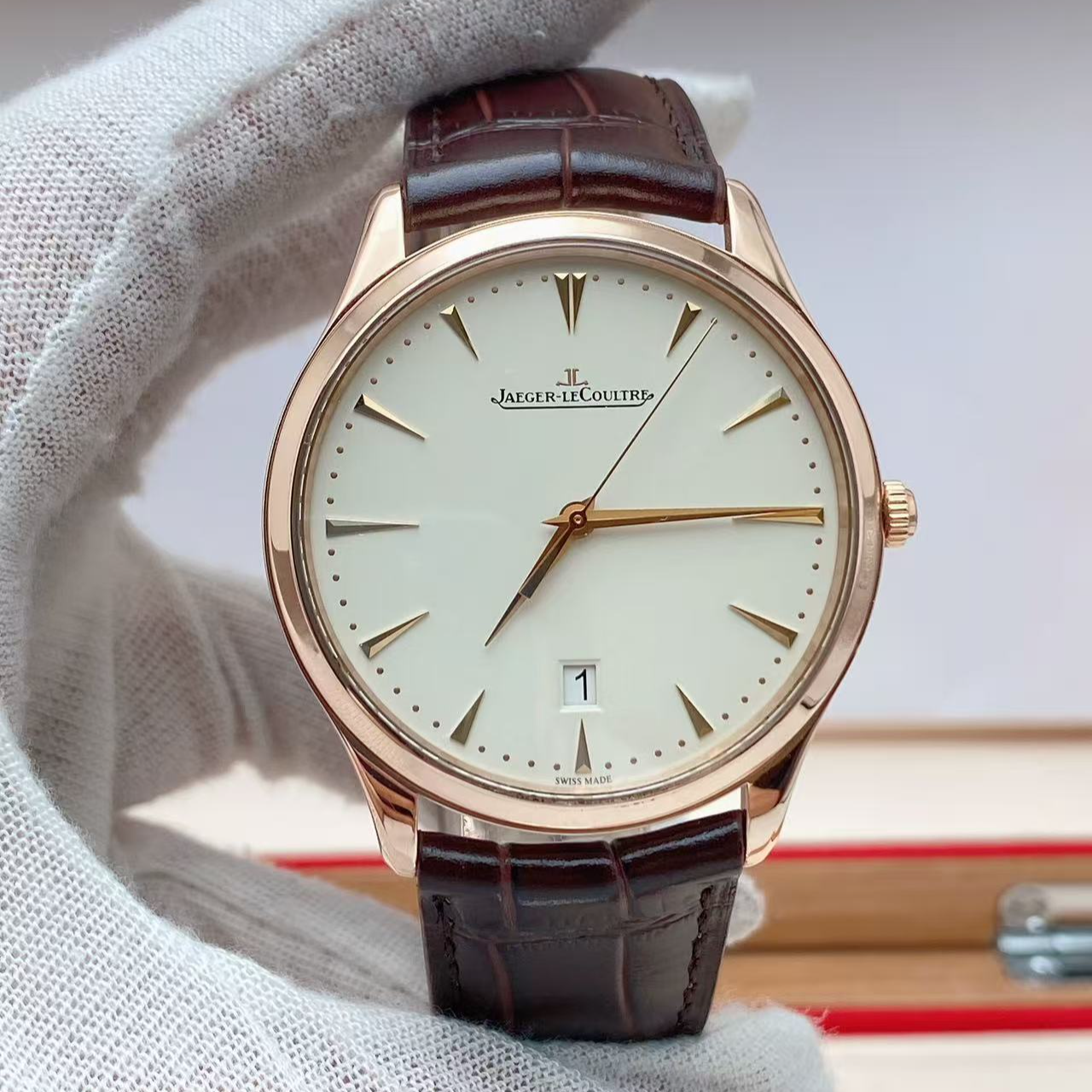 99新 Jaeger-LeCoultre/积家 大师自动机械表径40mm