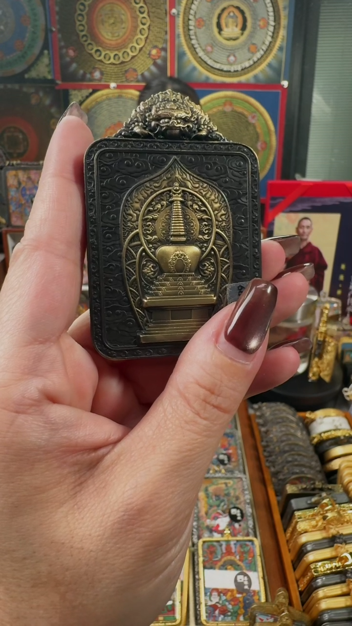 吊坠?*宸壹善缘城手绘唐卡尾款定制防水壳有工期