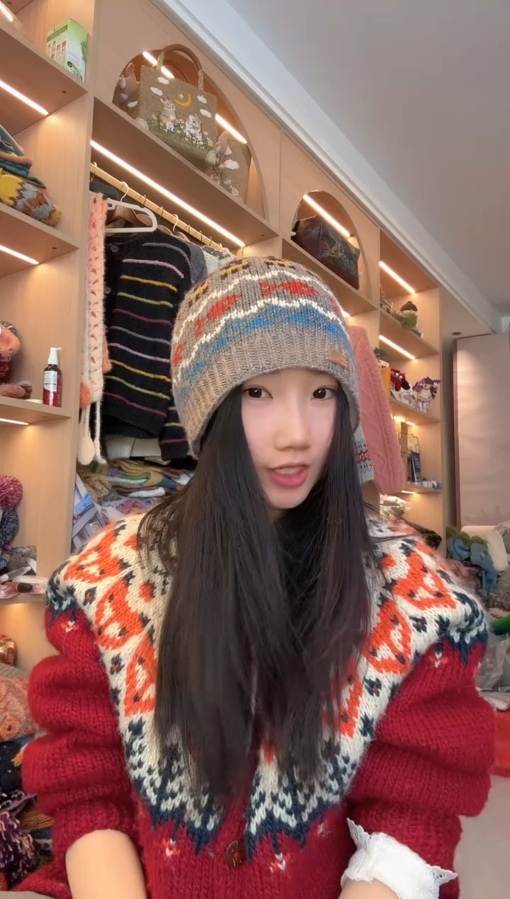 羊毛美利奴年年有鱼冷帽