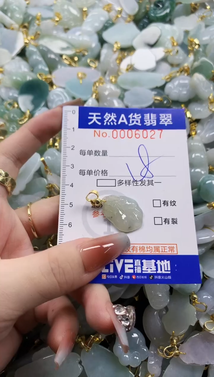 颈饰未镶嵌翡翠天然A货翡翠