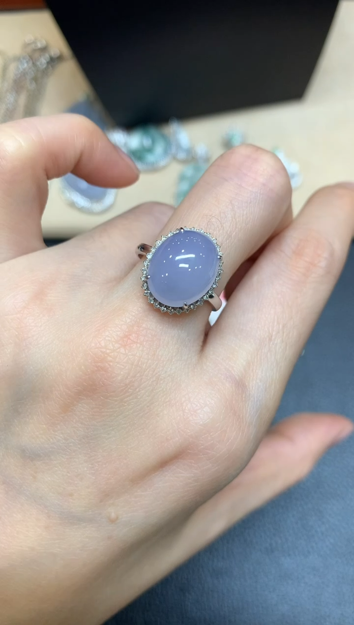 【闪购商品】翡翠戒指18K金镶嵌【无服务费