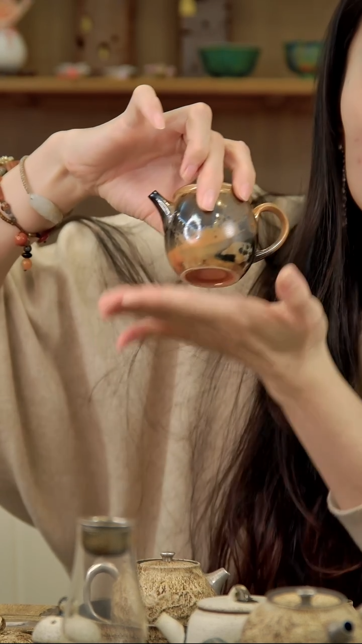 言野手作 仿古02 柴烧壶