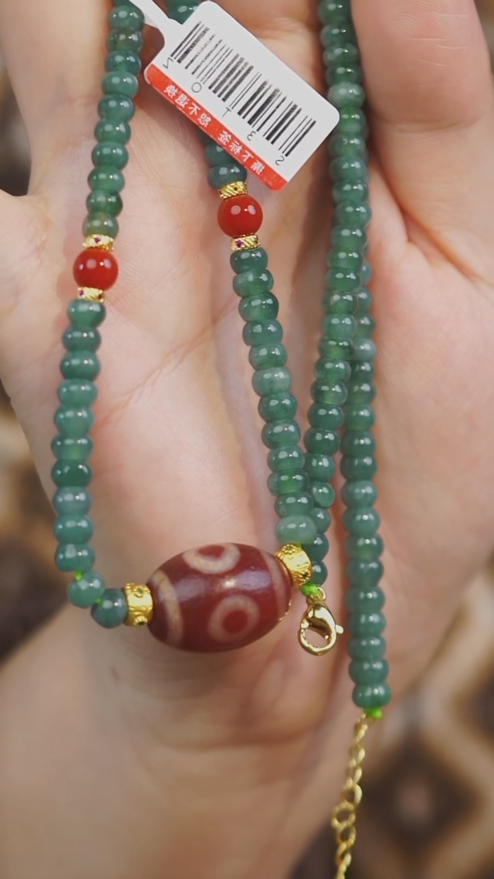 【闪购商品】玛瑙/玉髓项链未镶嵌多样性发其一