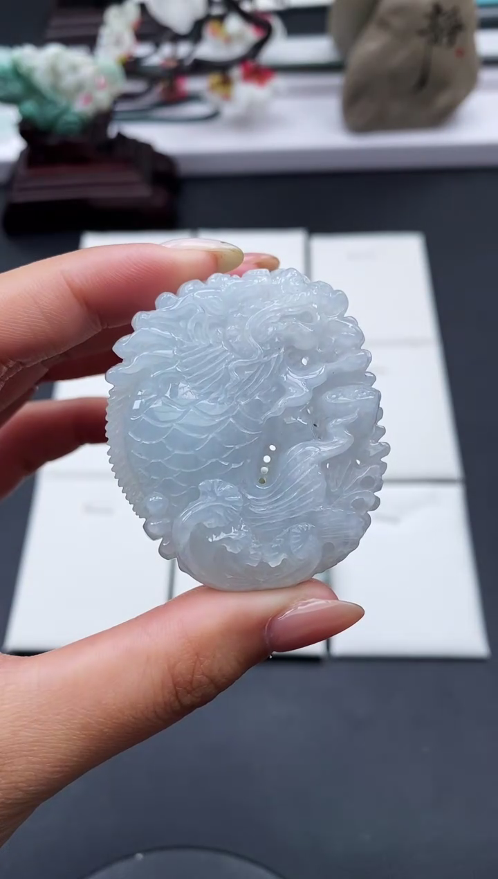 【闪购商品】翡翠颈饰未镶嵌天然缅甸A货翡翠