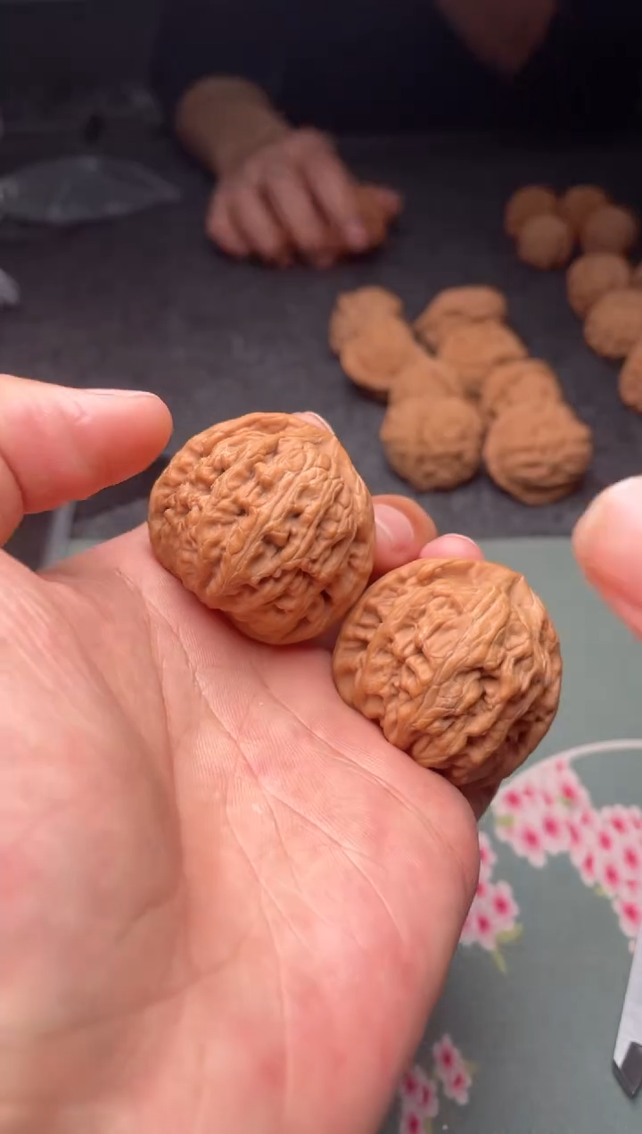 把件文玩核桃a173   红锦鲤  37尺