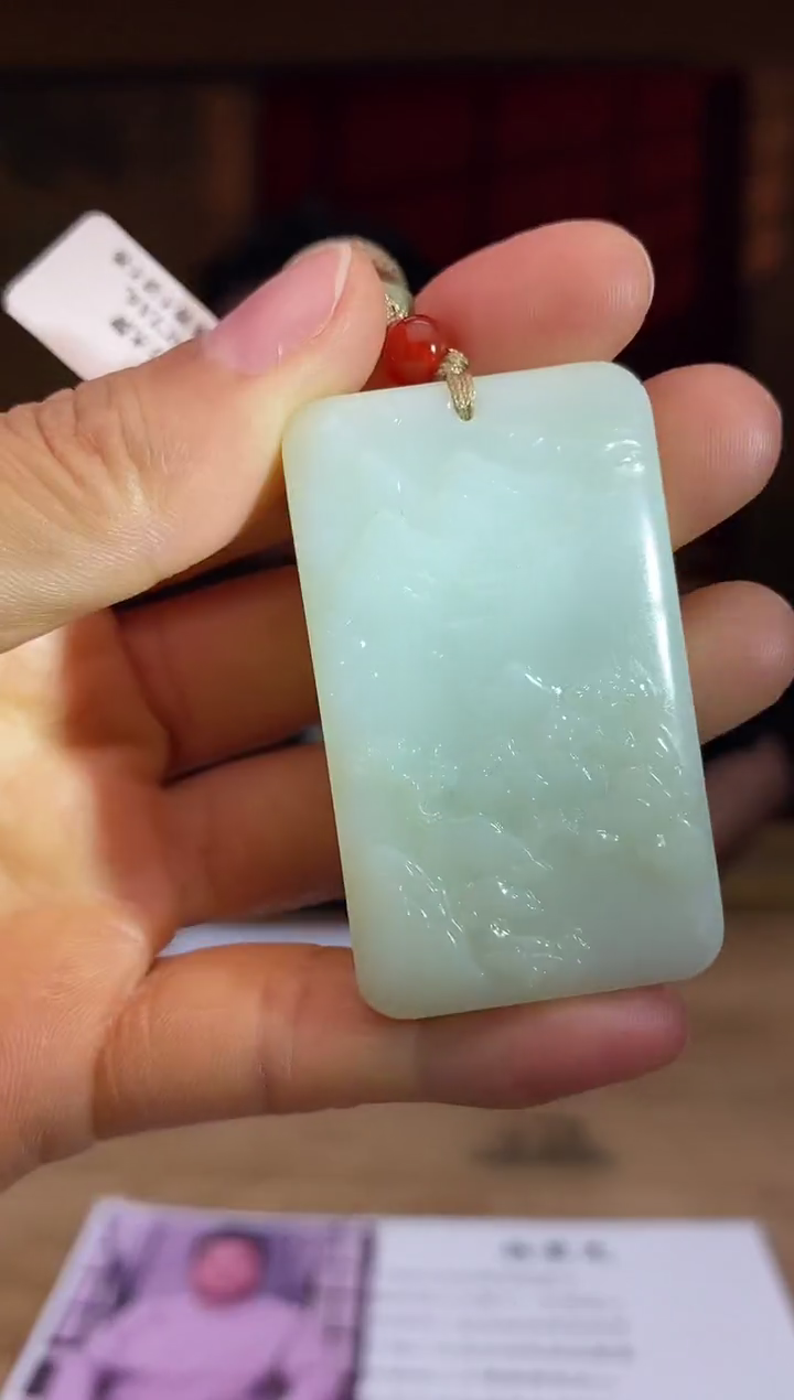 和田玉未镶嵌颈饰d509