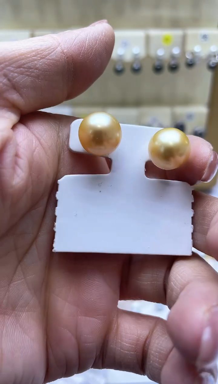 【闪购商品】海水珍珠耳饰银S925镶嵌2