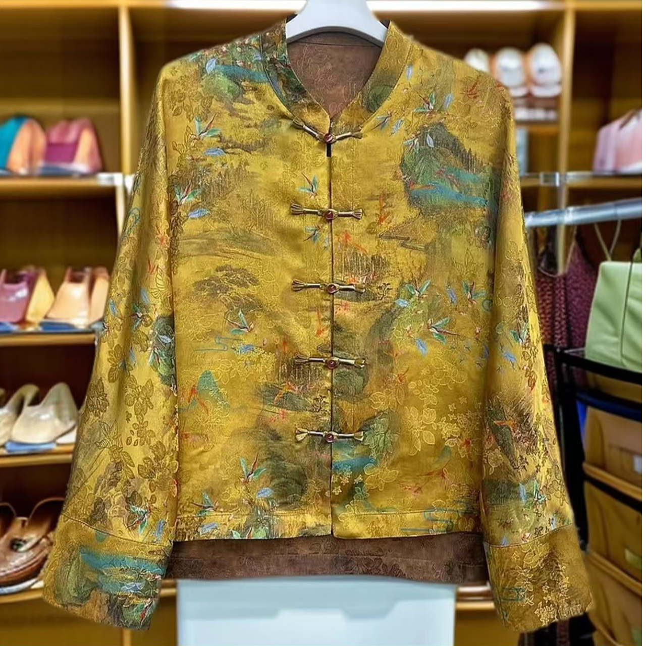 【金栩】新中式国风时尚气质百搭减龄洋气外套复古唐装上衣中国风45