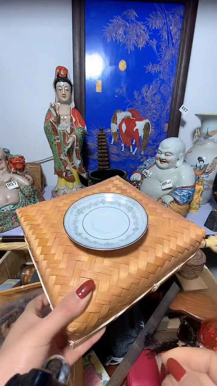 圆型中**年瓷器微瑕默认链接 实物以直播间为准