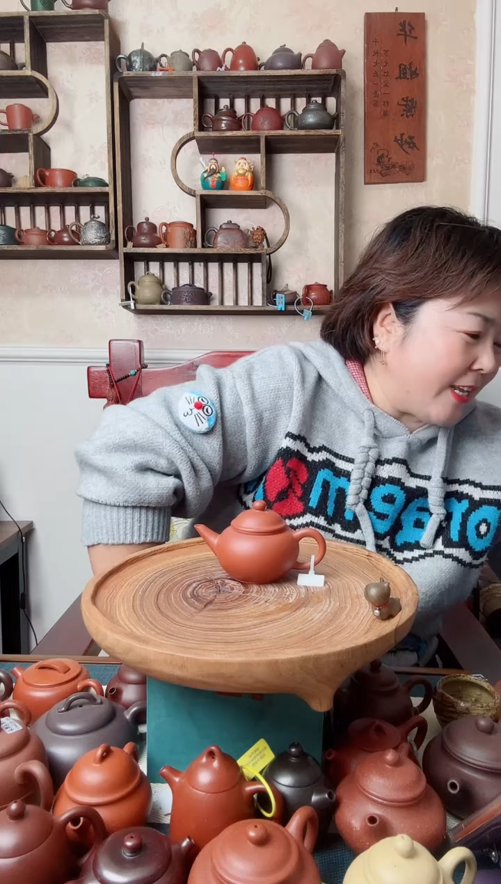 茶壶紫砂鹏****5水平 小红泥 160CC