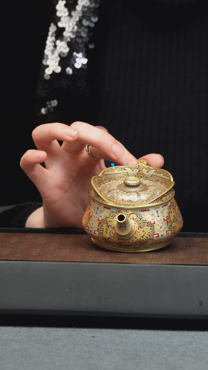 【闪购商品】紫砂茶壶五堂 四象僧帽