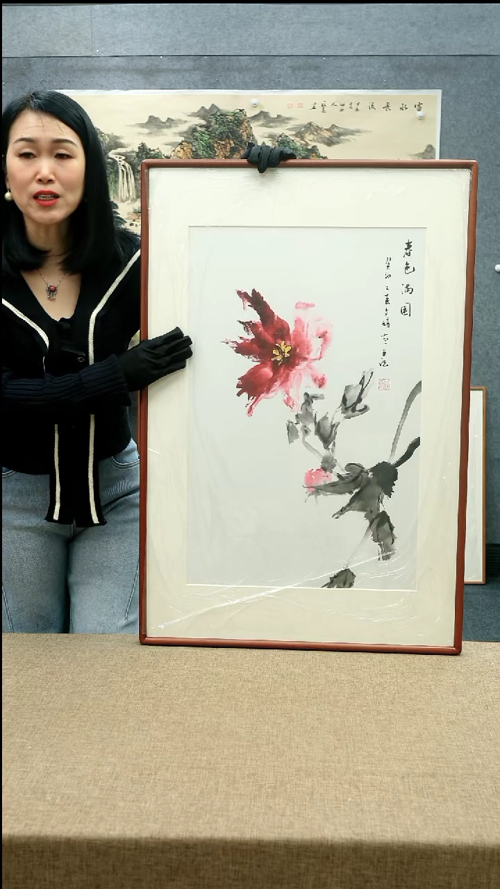 【闪购商品】国画62*92黄文娟老师花鸟