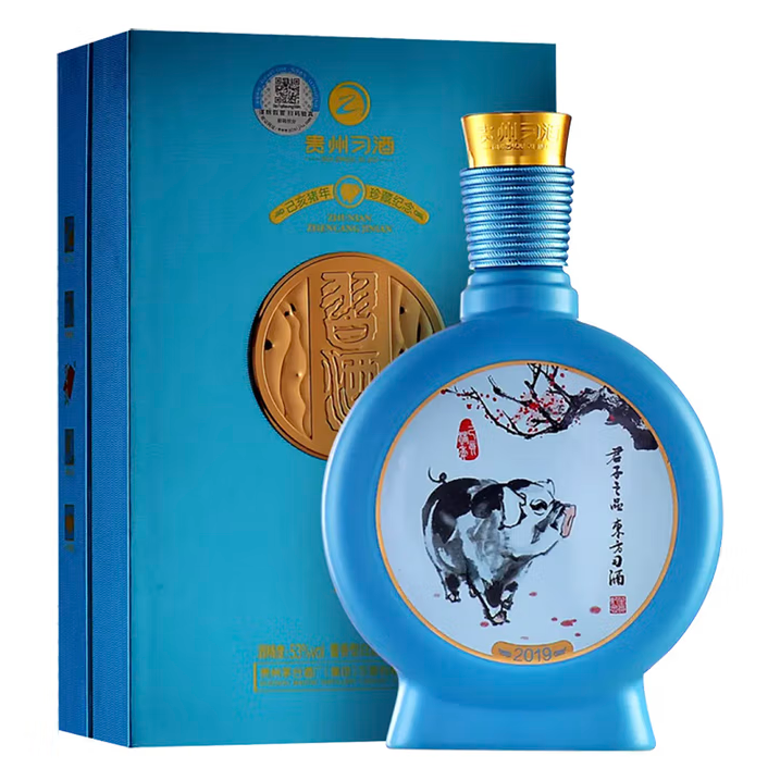 习酒窖藏生肖猪  酱香型白酒 53度 500mL 【2019年】53度500ml