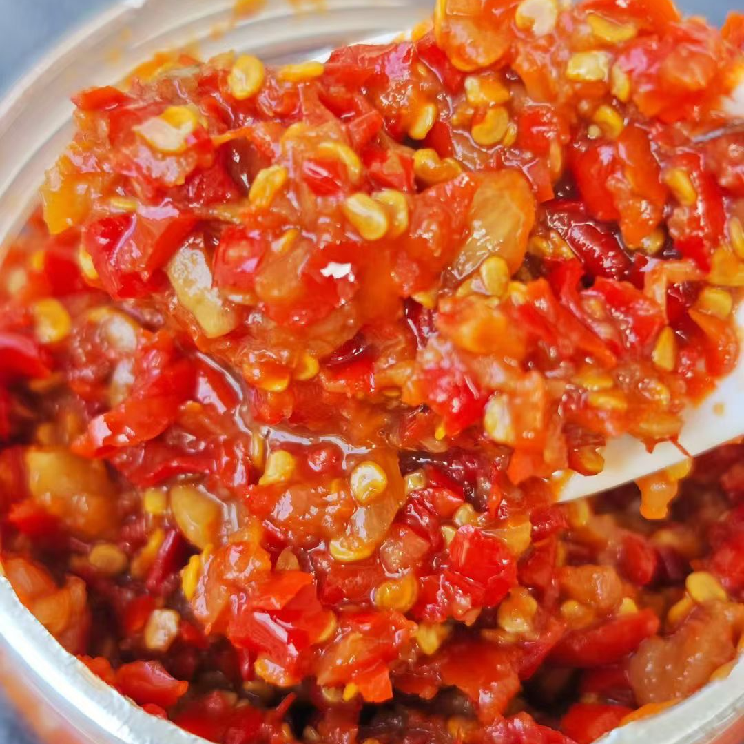 广西剁椒辣椒酱指天椒小米椒蒜蓉辣椒酱