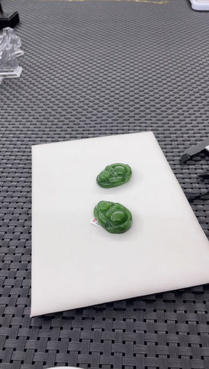 【闪购商品】和田玉逍遥佛挂件未镶嵌(多样性发一件) G2038