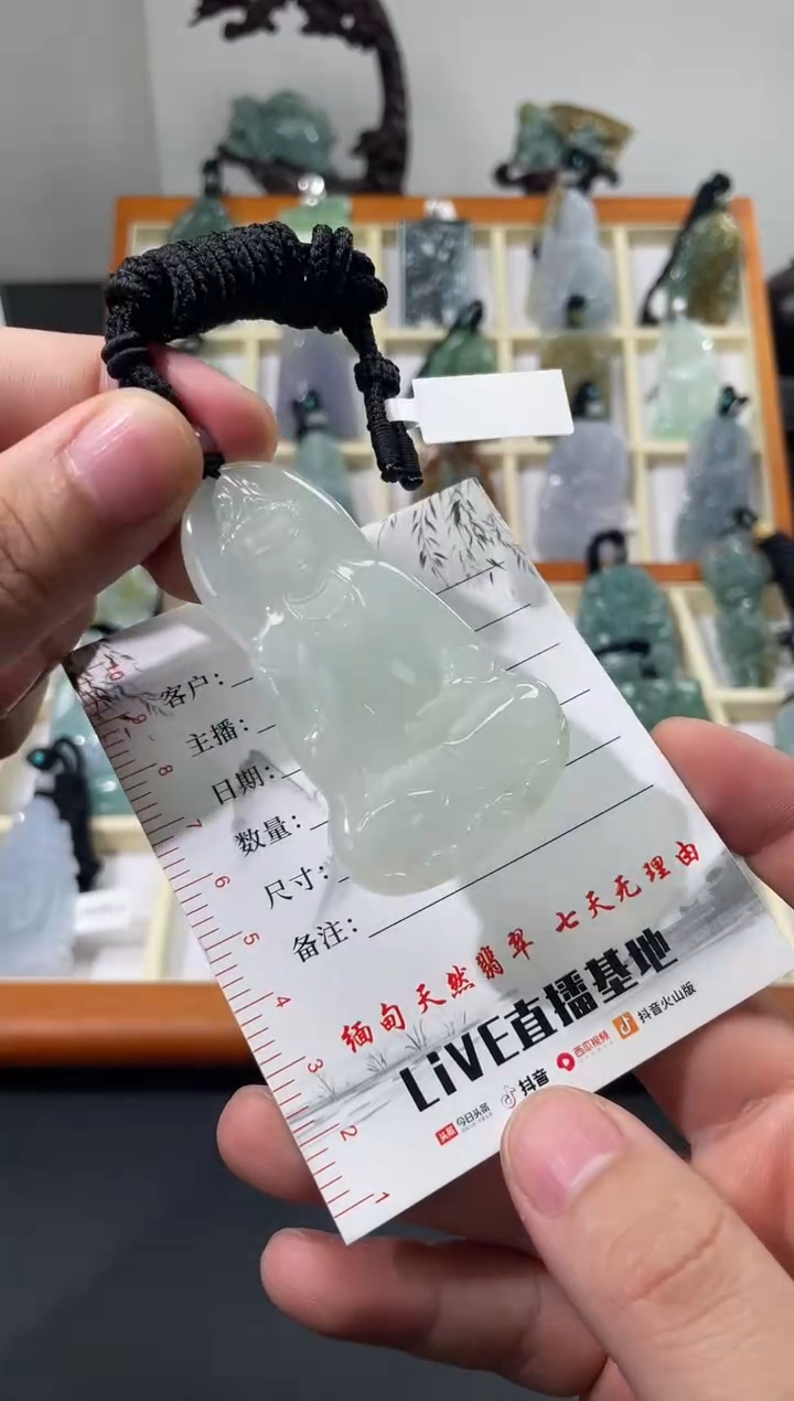 【闪购商品】翡翠颈饰未镶嵌观音