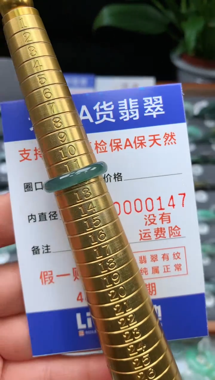 【闪购商品】翡翠戒指未镶嵌12号圈口0147