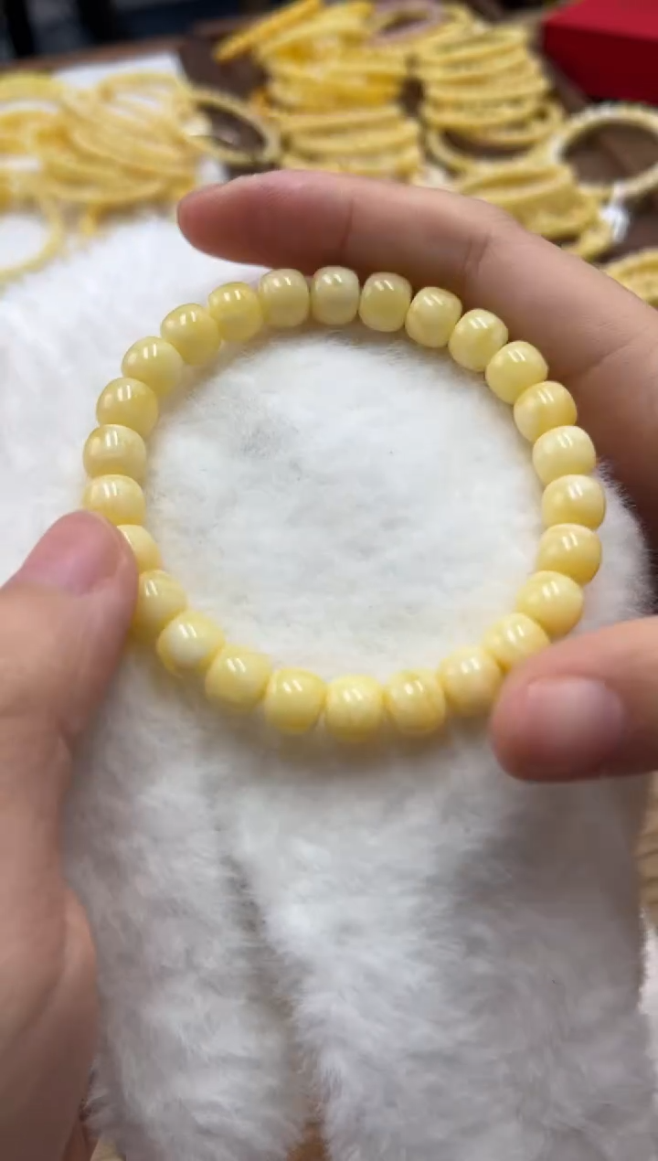 【闪购商品】蜜蜡裸石未镶嵌蜜蜡手串没品8.6