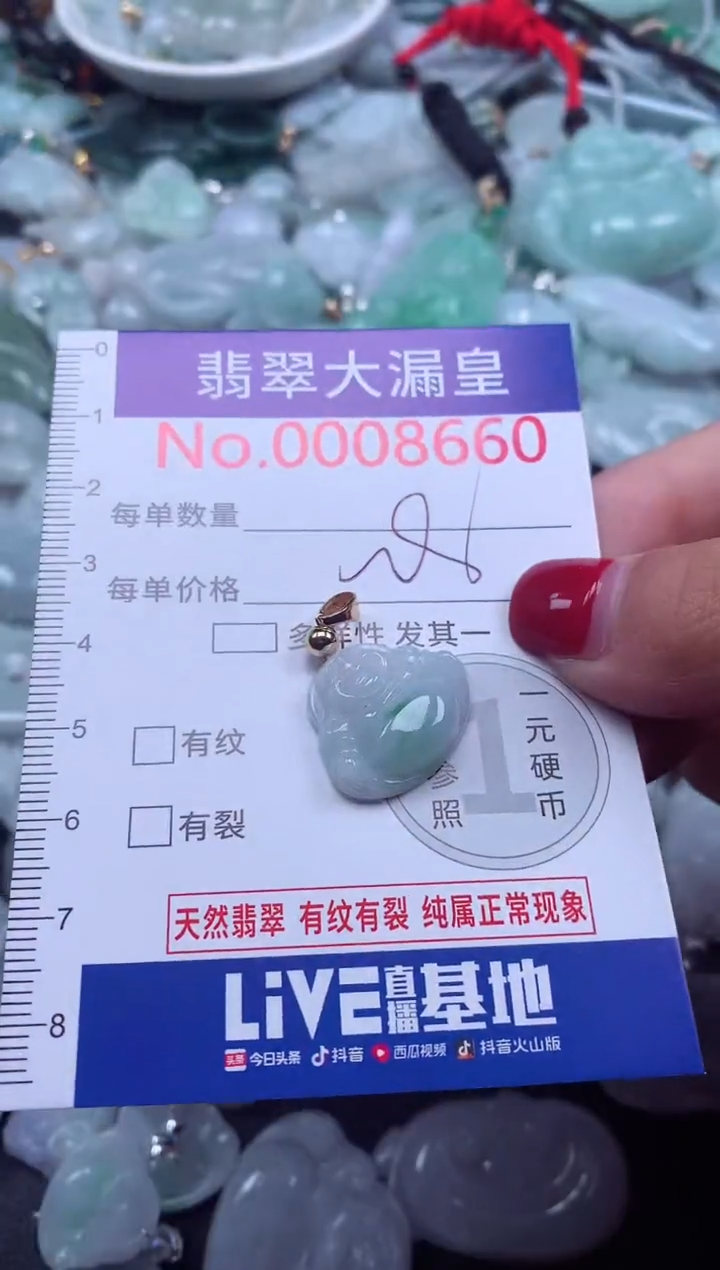 颈饰未镶嵌翡翠8660