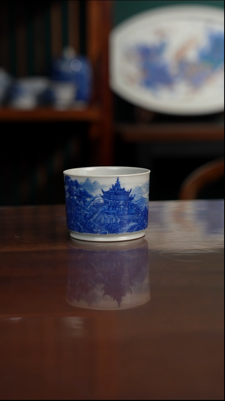 自成堂柴窑 海桥风华图