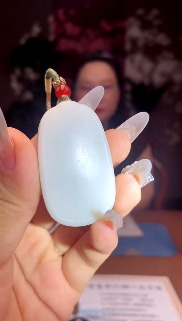 和田玉未镶嵌颈饰A389