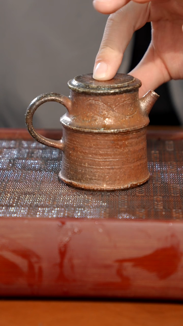 陶瓷奢瓷/瑞寅柴烧茶器（壶）1095