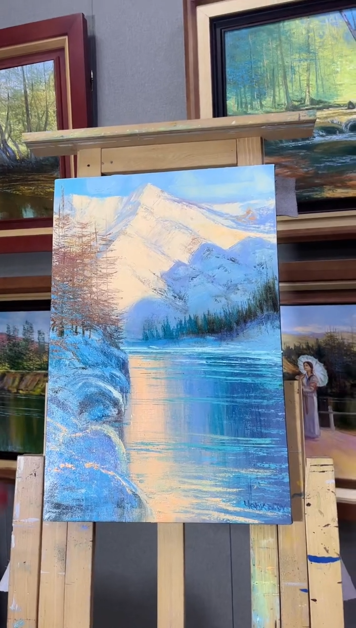 【闪购商品】俄罗斯油画《风景》60*40