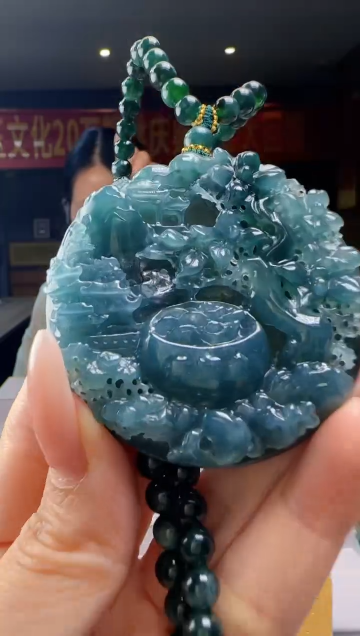 翡翠未镶嵌吊坠(赠链)多样性发其一YJ@@WS1WX37358