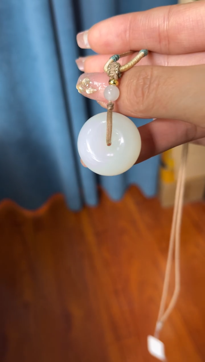 【闪购商品】和田玉颈饰未镶嵌佩佩24mm左右