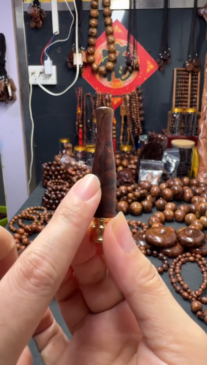 黄花梨/降香黄檀把件海黄华子嘴