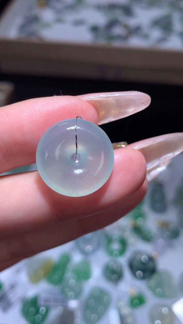 未镶嵌定制翡翠扣子