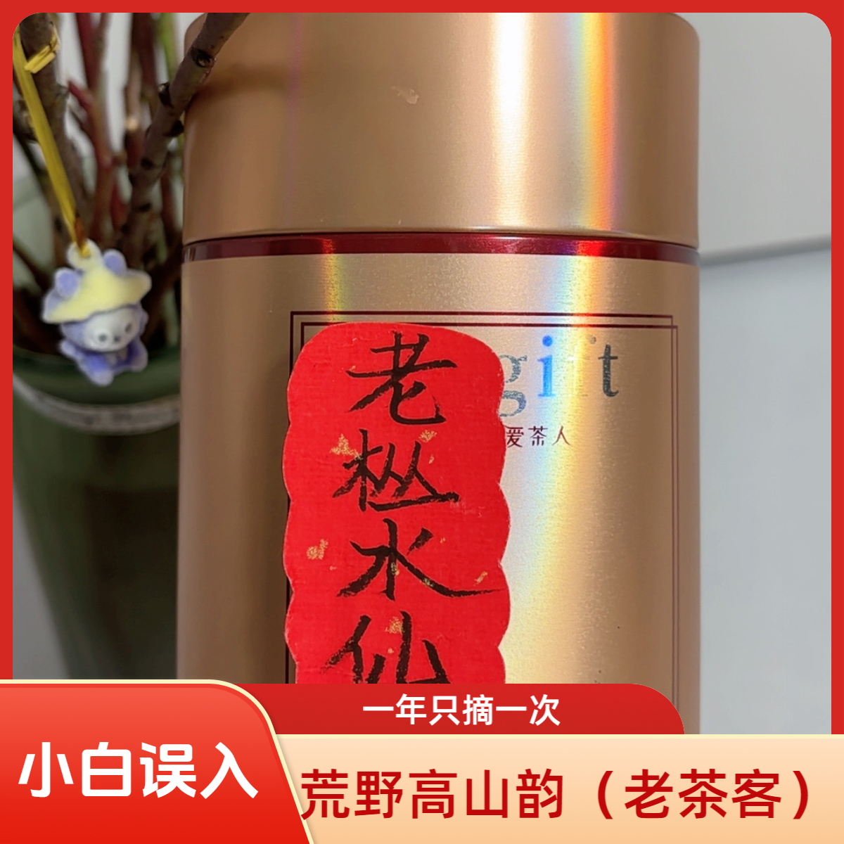 (荒野老枞水仙）佩佩单丛2025年老茶客最爱（不支持试喝）凤凰单丛