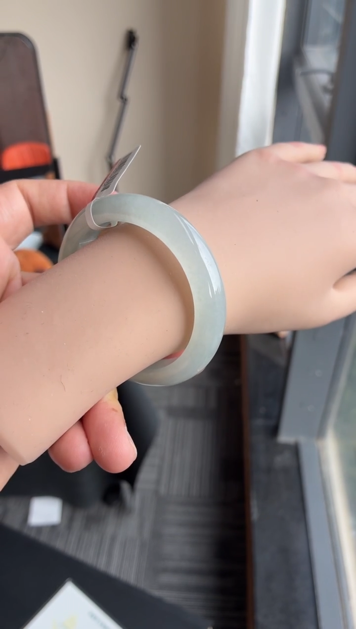 未镶嵌手镯翡翠8号52.8*11.4*8.6正圈