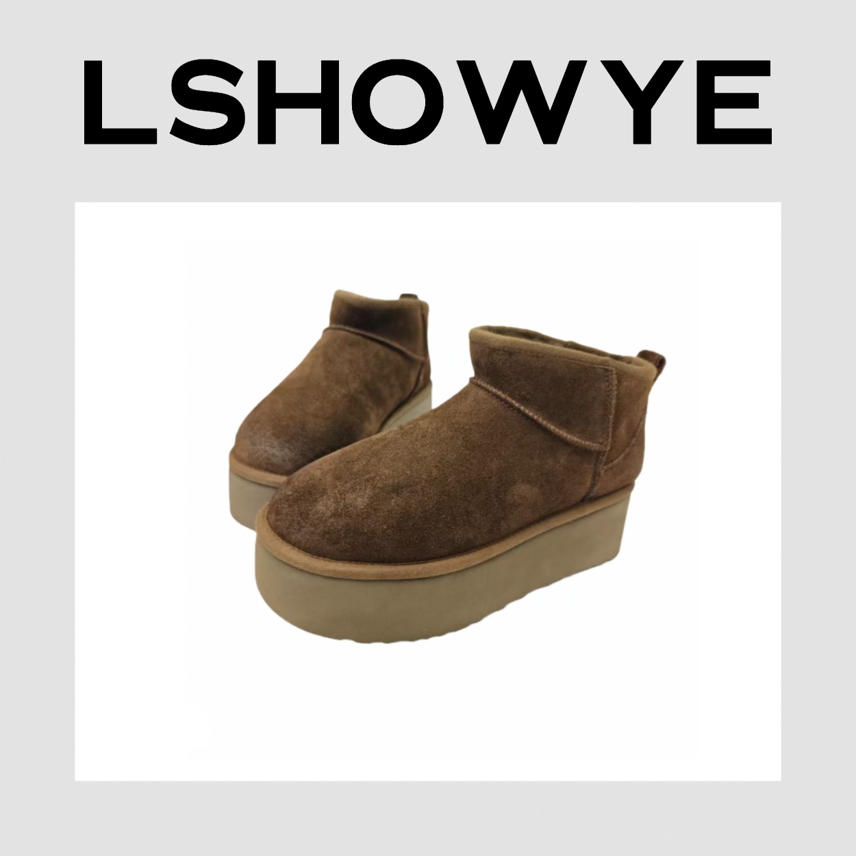 LSHOWYE｜厚底雪地靴 18857-5