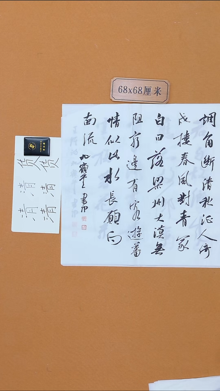 书法赵书中  黑龙江理S   鹤岗一把    68*68