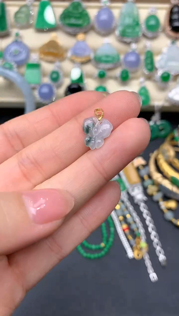 【闪购商品】翡翠颈饰18K金镶嵌211-中国好珍宝