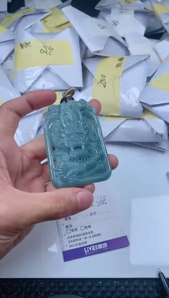 翡翠未镶嵌颈饰         