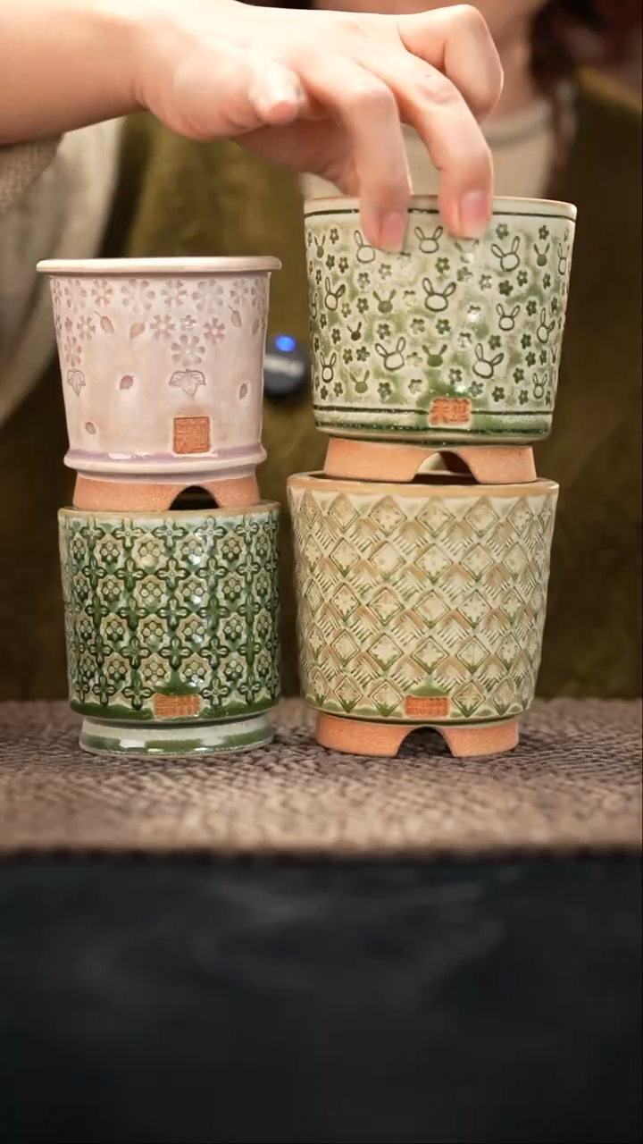 口径花盆-11-29-096一组4个默认有瑕