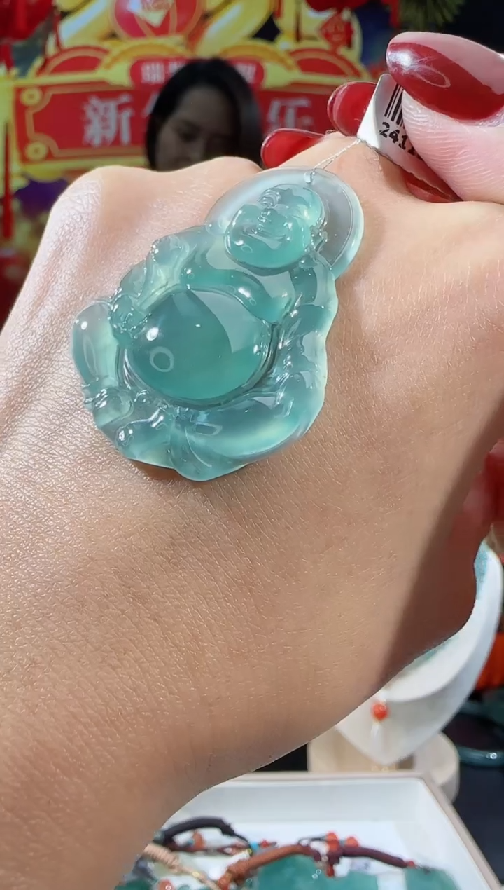 【闪购商品】翡翠吊坠(不含链)未镶嵌佛多样性发一