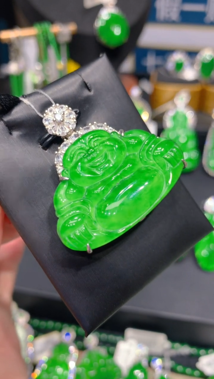 翡翠银S925镶嵌颈饰10一季