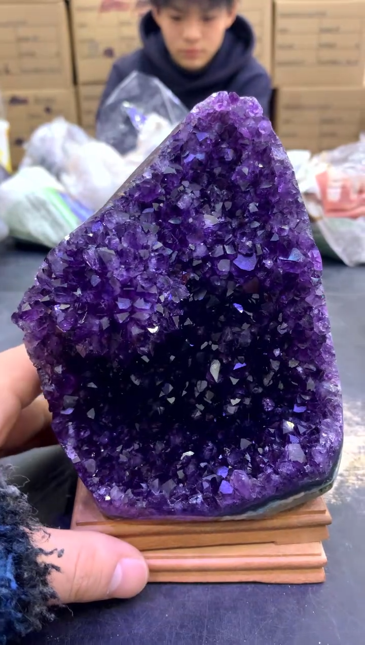 【闪购商品】水晶摆件未镶嵌天然高品质紫晶979