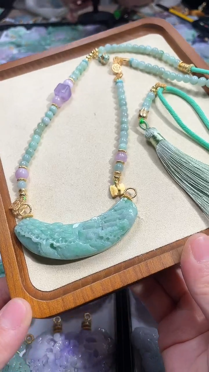 【闪购商品】翡翠颈饰未镶嵌吊坠