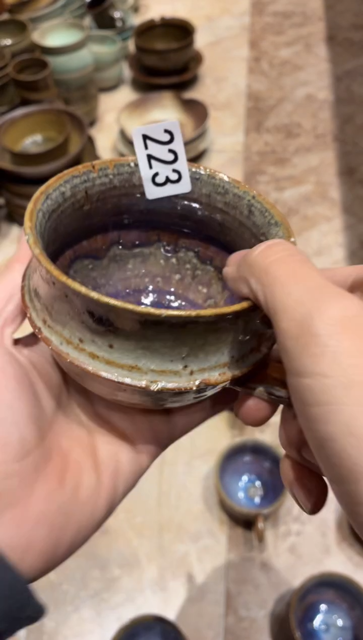 瓷片K***O223微瑕雪至野咖啡杯1个